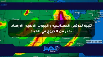 تنبيه لمرضى الحساسية والجيوب الأنفية: الأرصاد تحذر من الخروج في العيد!